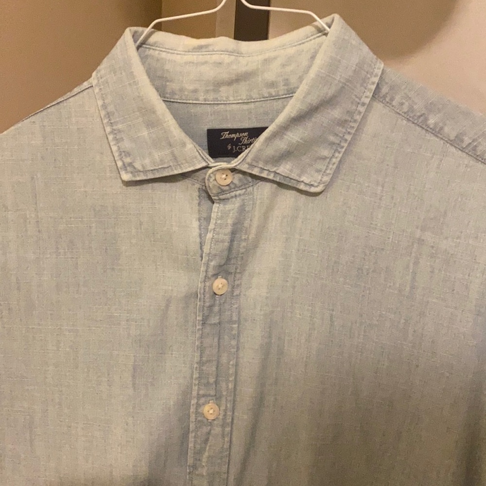 J.Crew - Light Chambray Button Down (Medium) - image 1